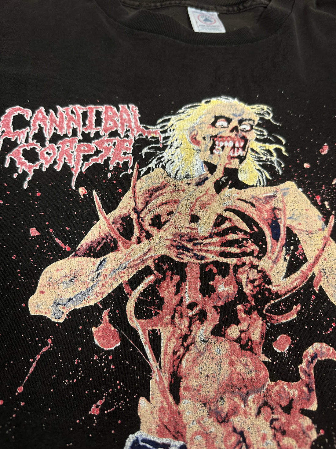 Vintage 1990s Cannibal Corpse Eaten Back To Life T-Shirt