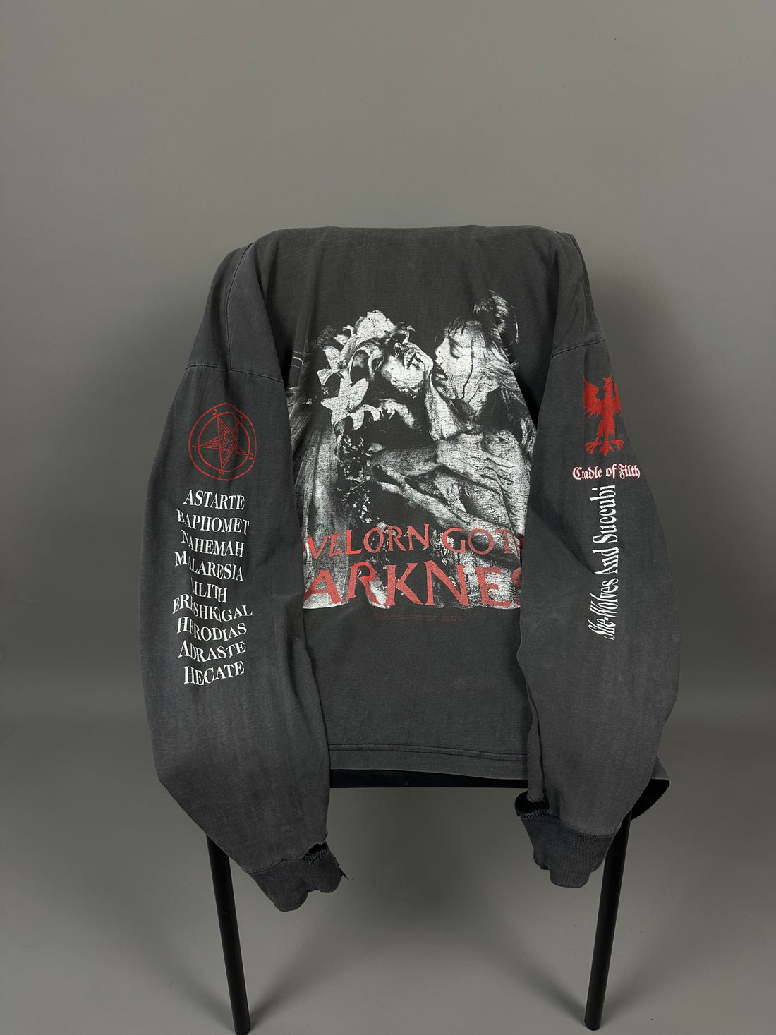 Vintage 1996 Cradle of Filth Black Goddess Longsleeve