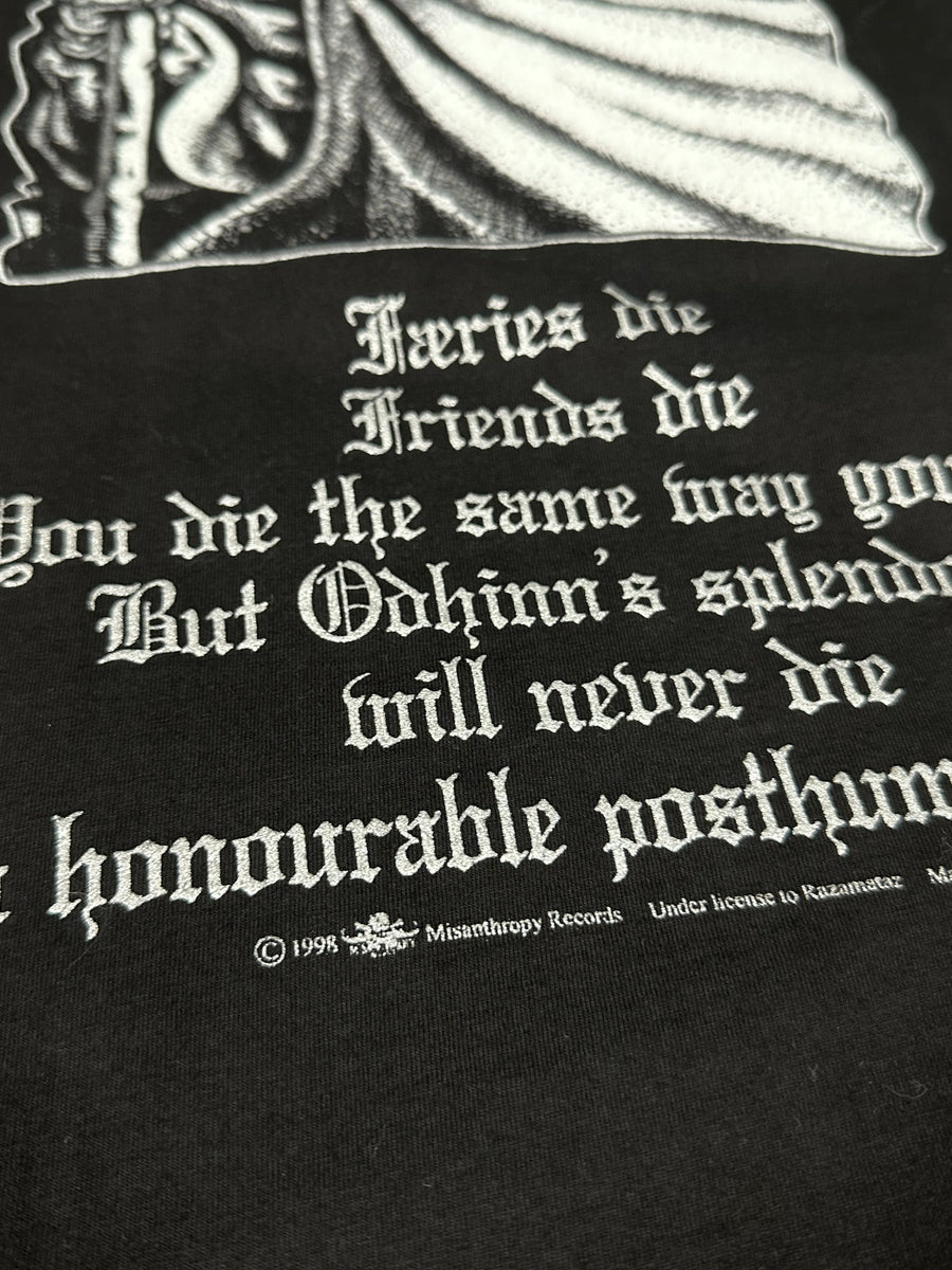 Vintage 1998 Burzum Det Some Engar Var Longsleeve