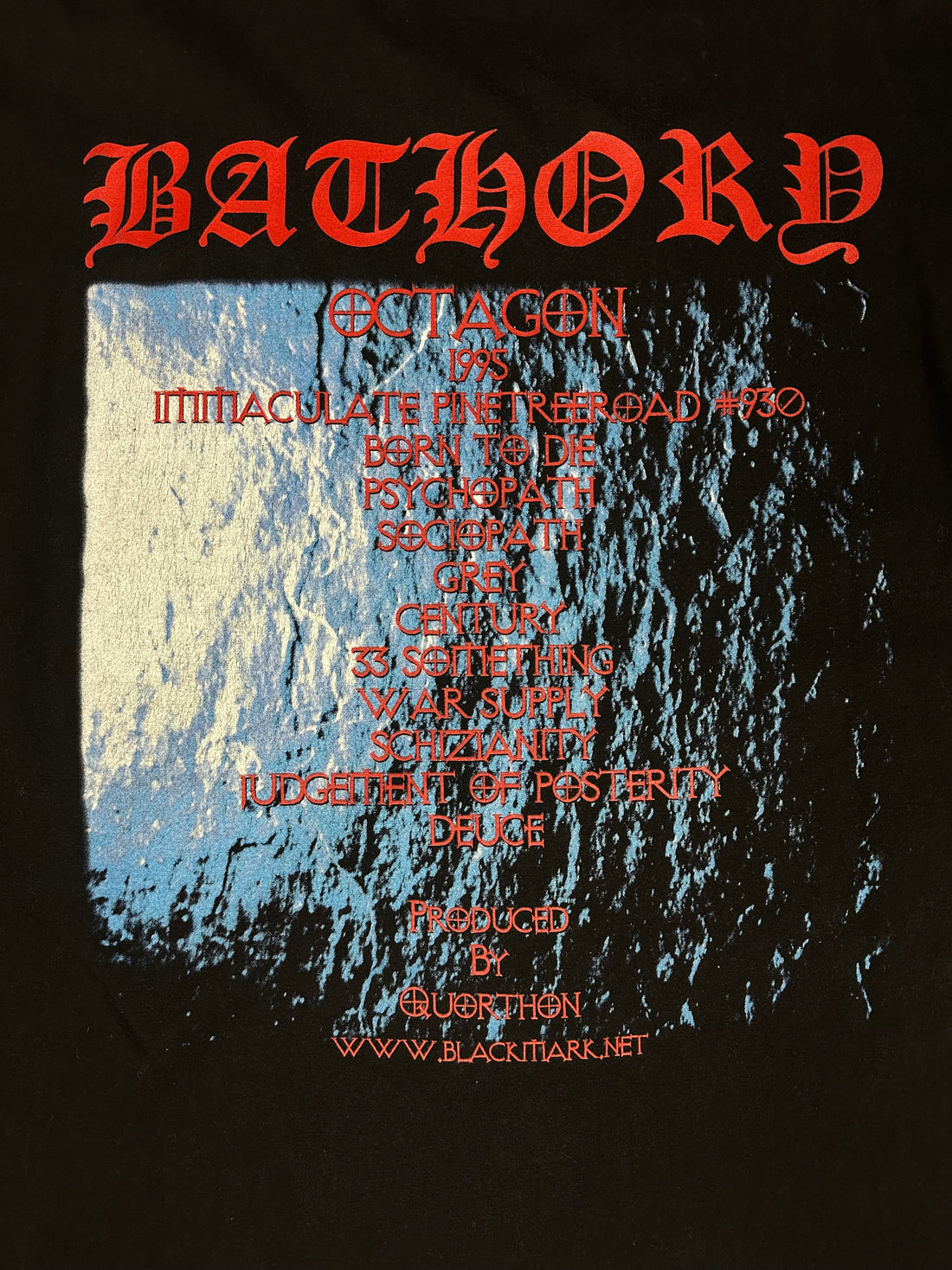 Bathory 2001 Octagon Vintage T-Shirt