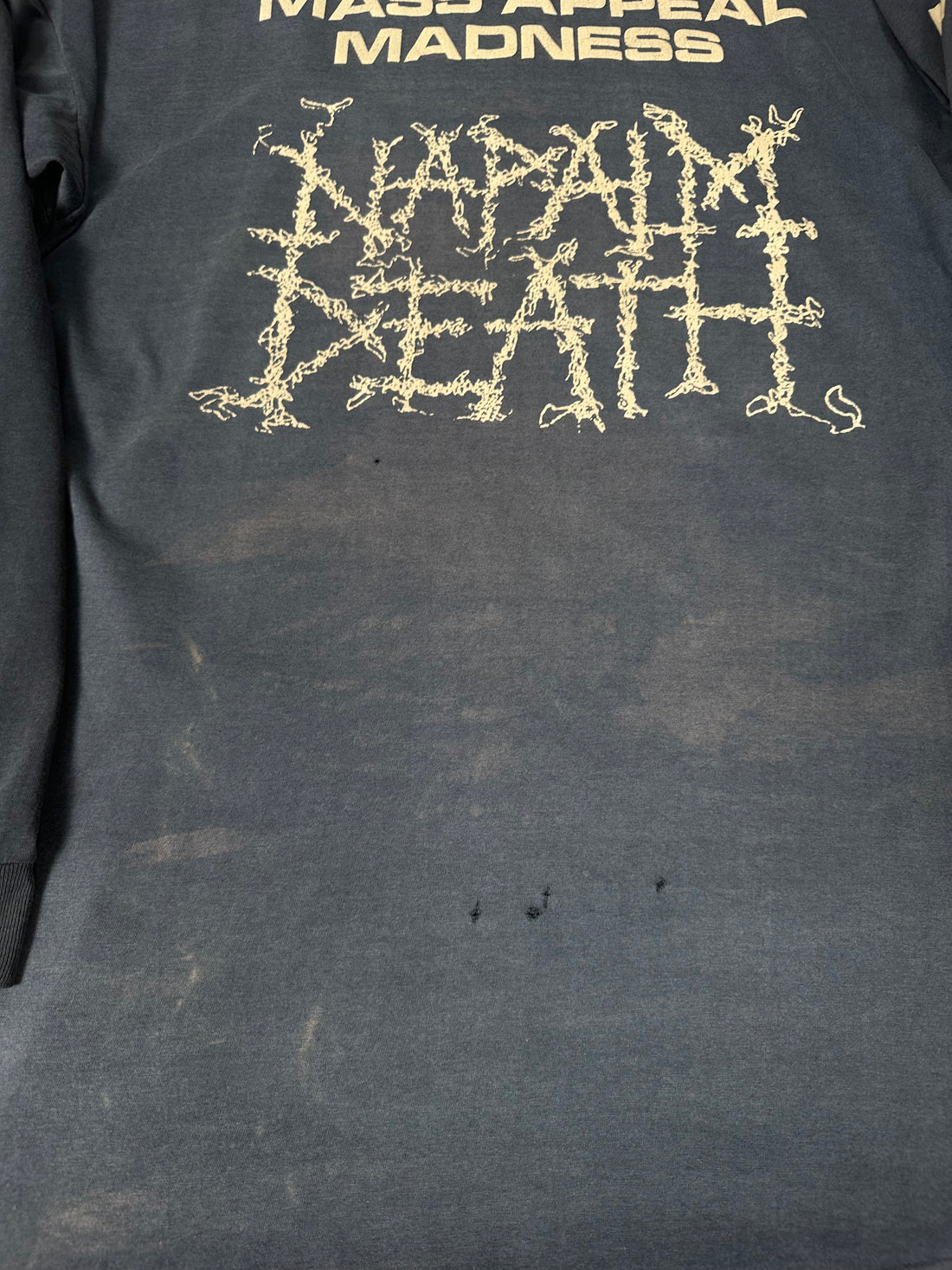 Vintage 1991 Napalm Death Mass Appeal Madness Longsleeve