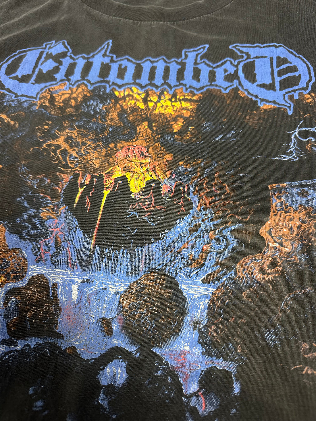 Vintage 1991 Entombed Clandestine T-Shirt