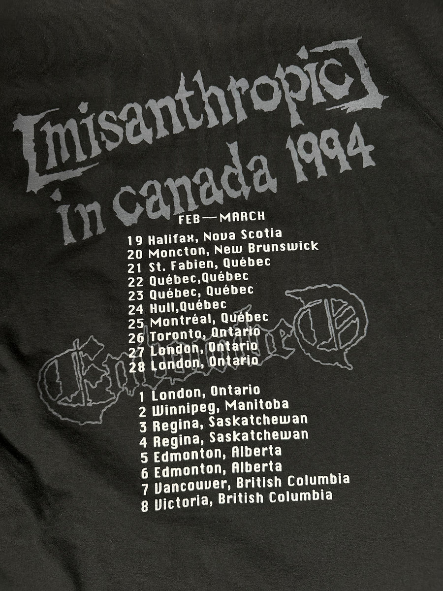 Vintage 1994 Entombed Canada Tour Wolverine Blues Longsleeve