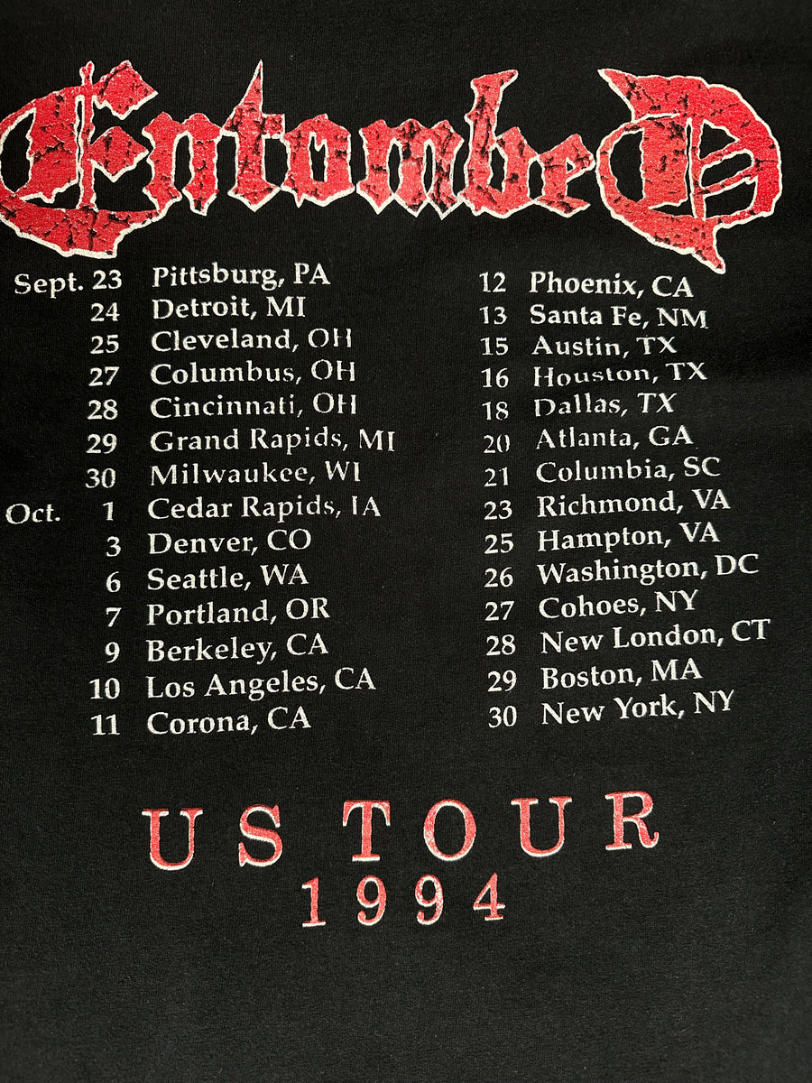 Vintage 1994 Entombed US Tour Longsleeve