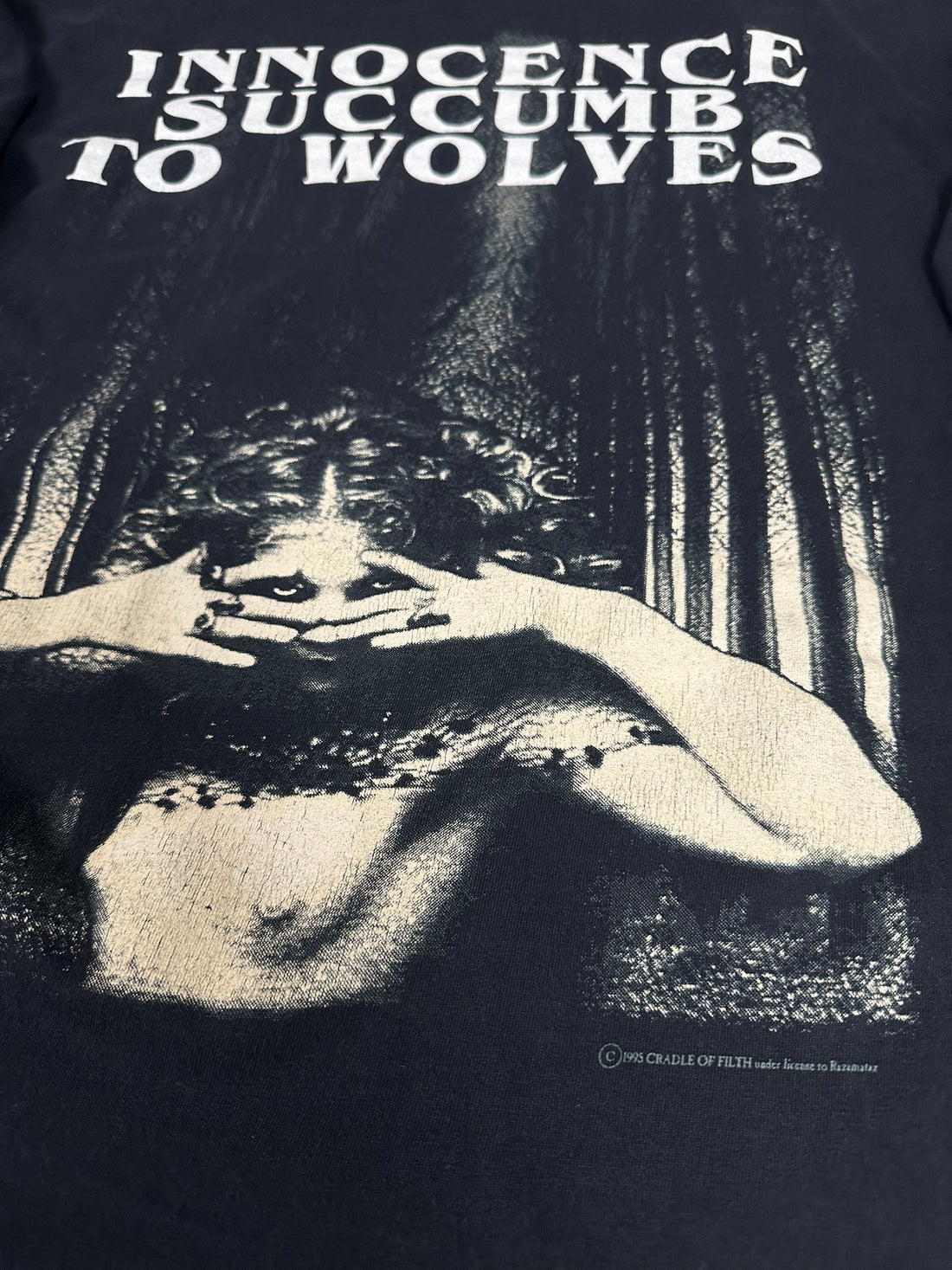 Vintage 1995 Cradle of Filth Fairytales Wolves Longsleeve