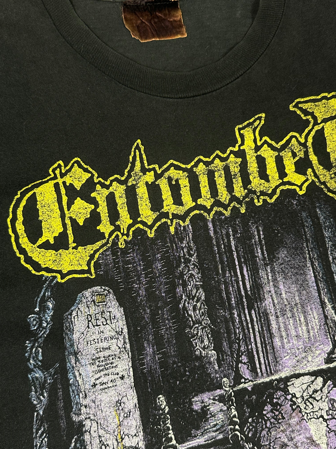 Vintage 1990 Entombed Left Hand Path T-Shirt