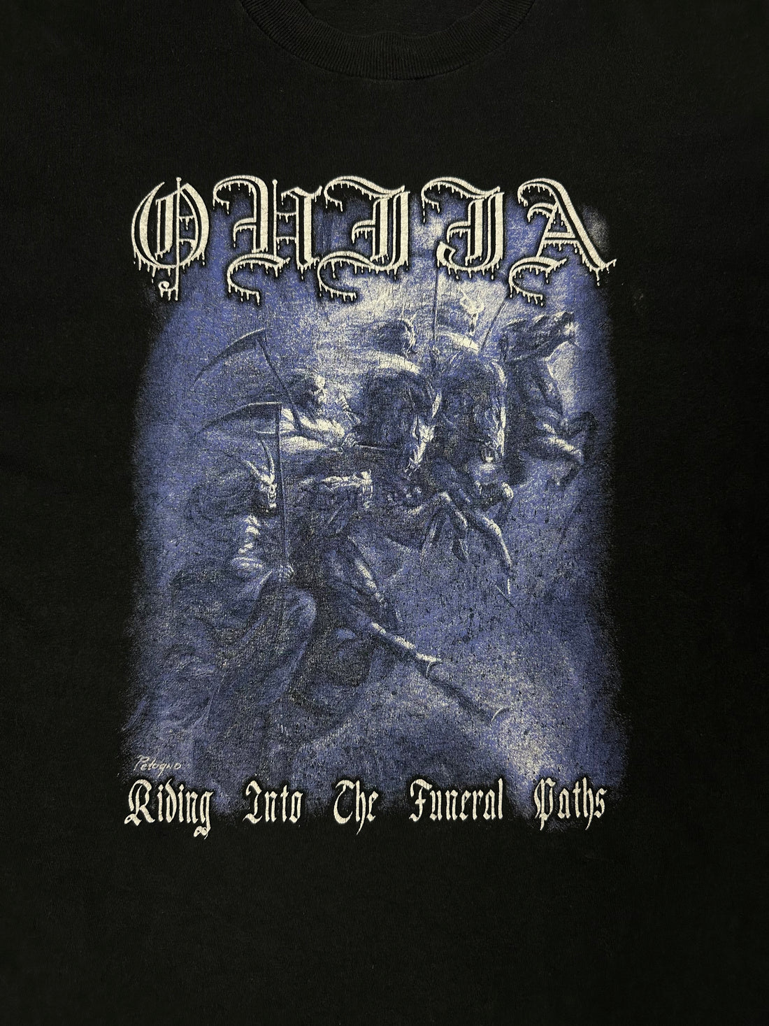 Ouija 1997 Riding Into The Funeral Paths Vintage T-Shirt
