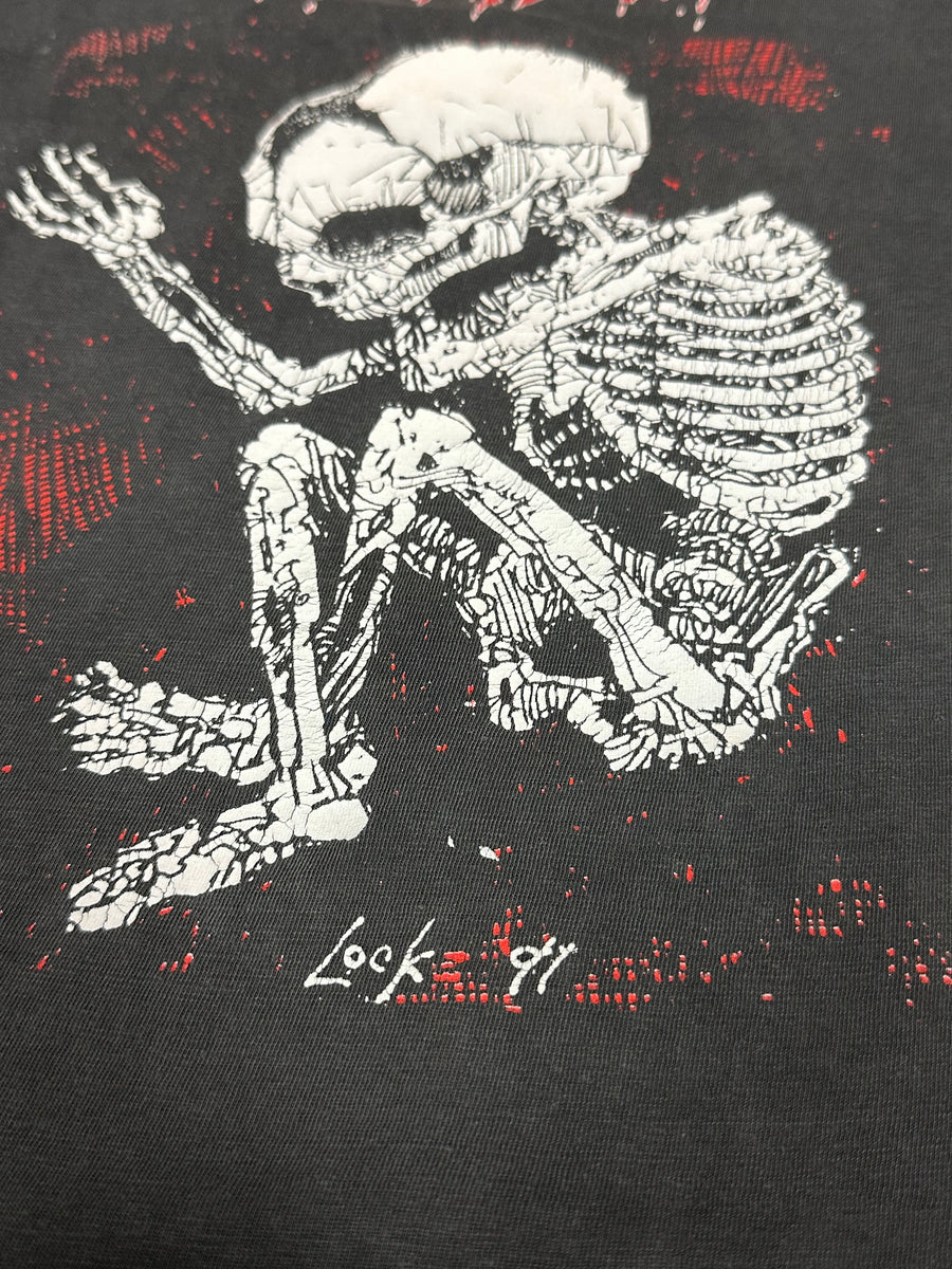 Vintage 1991 Cannibal Corpse Rock Hard Festivals T-Shirt