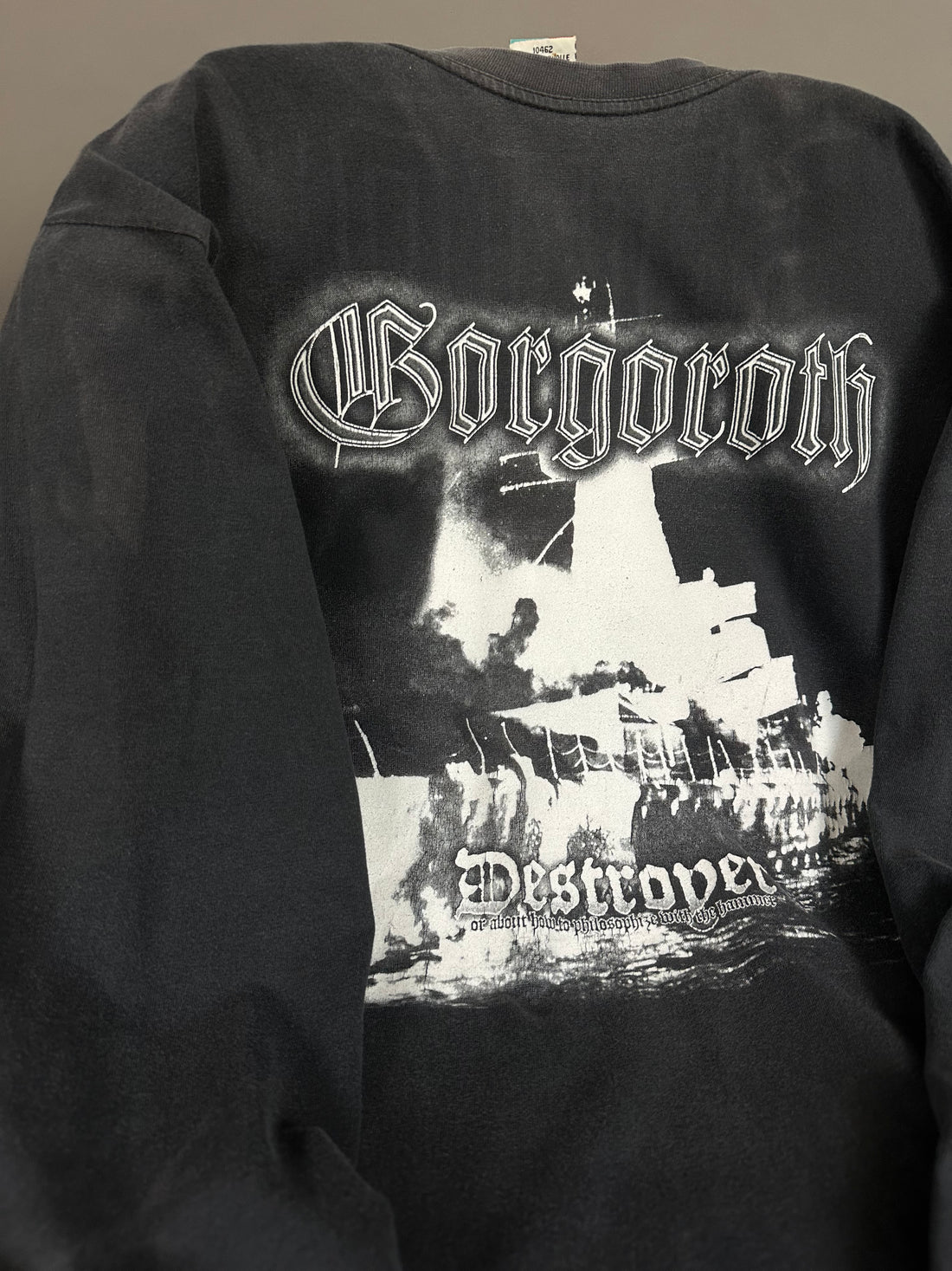 Vintage 1998 Gorgoroth Destroyer Longsleeve