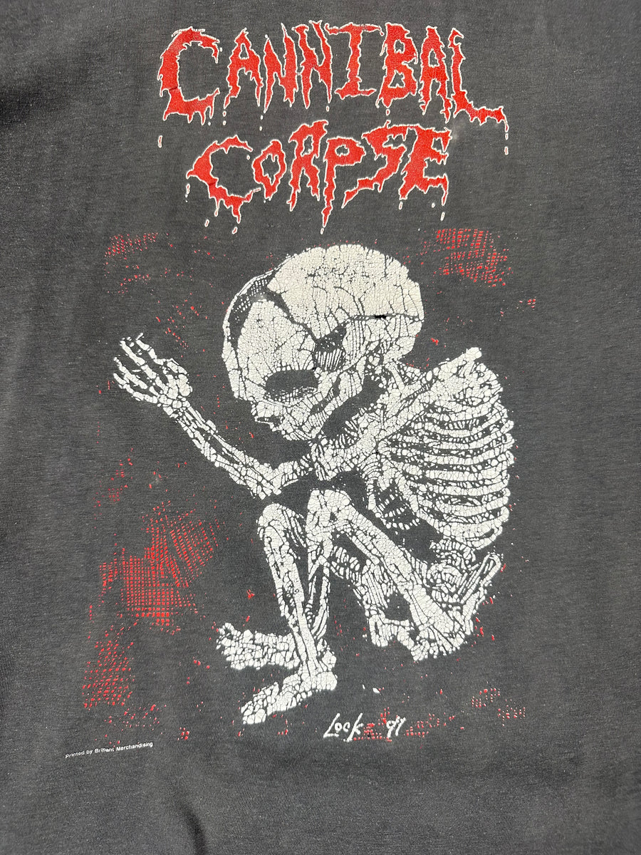 Vintage 1991 Cannibal Corpse Festival T-Shirt