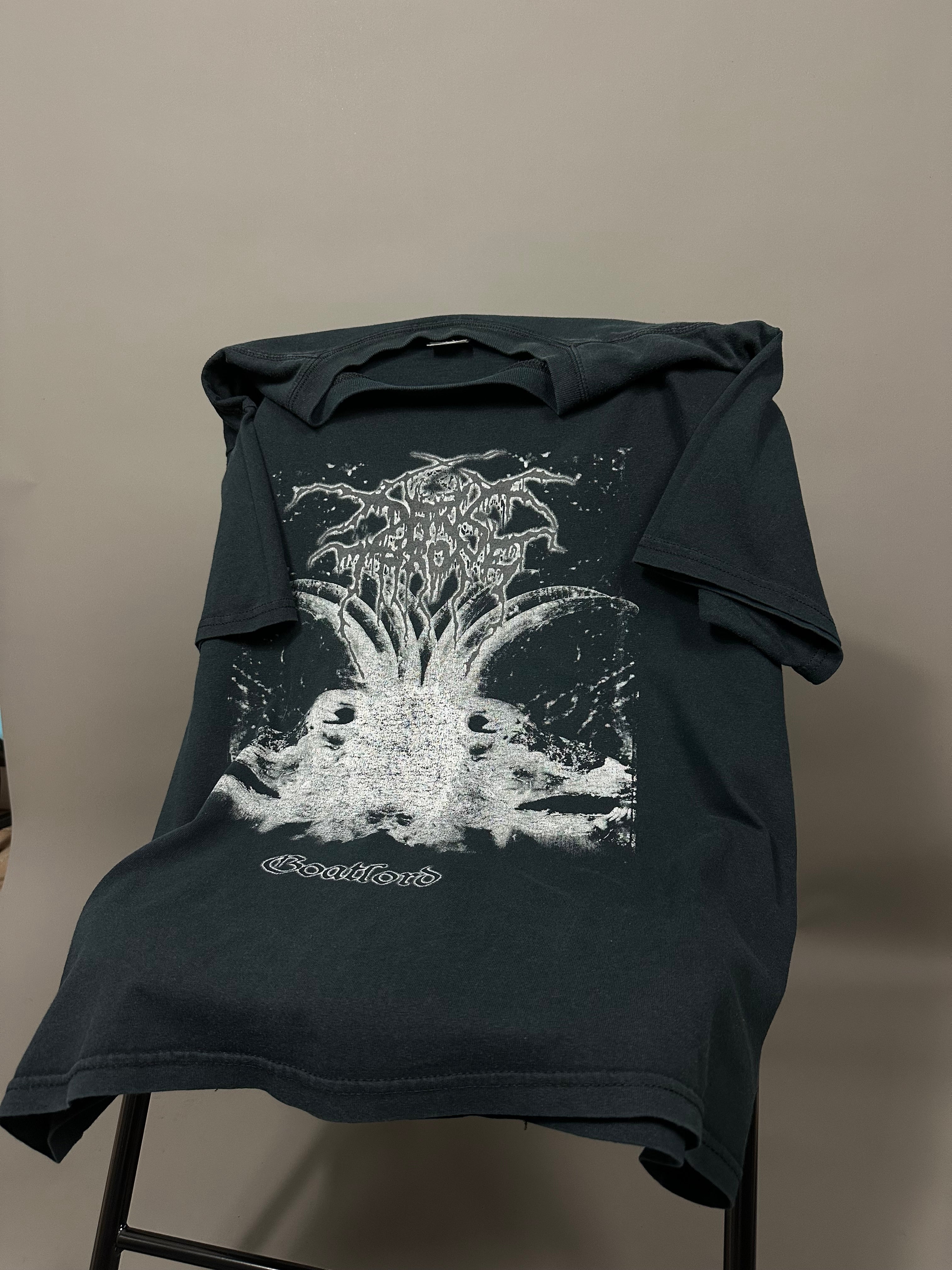 Maglietta Ufficiale Darkthrone Goatlord – Nera, 100% Cotone, Unisex, Nuova Con Etichette