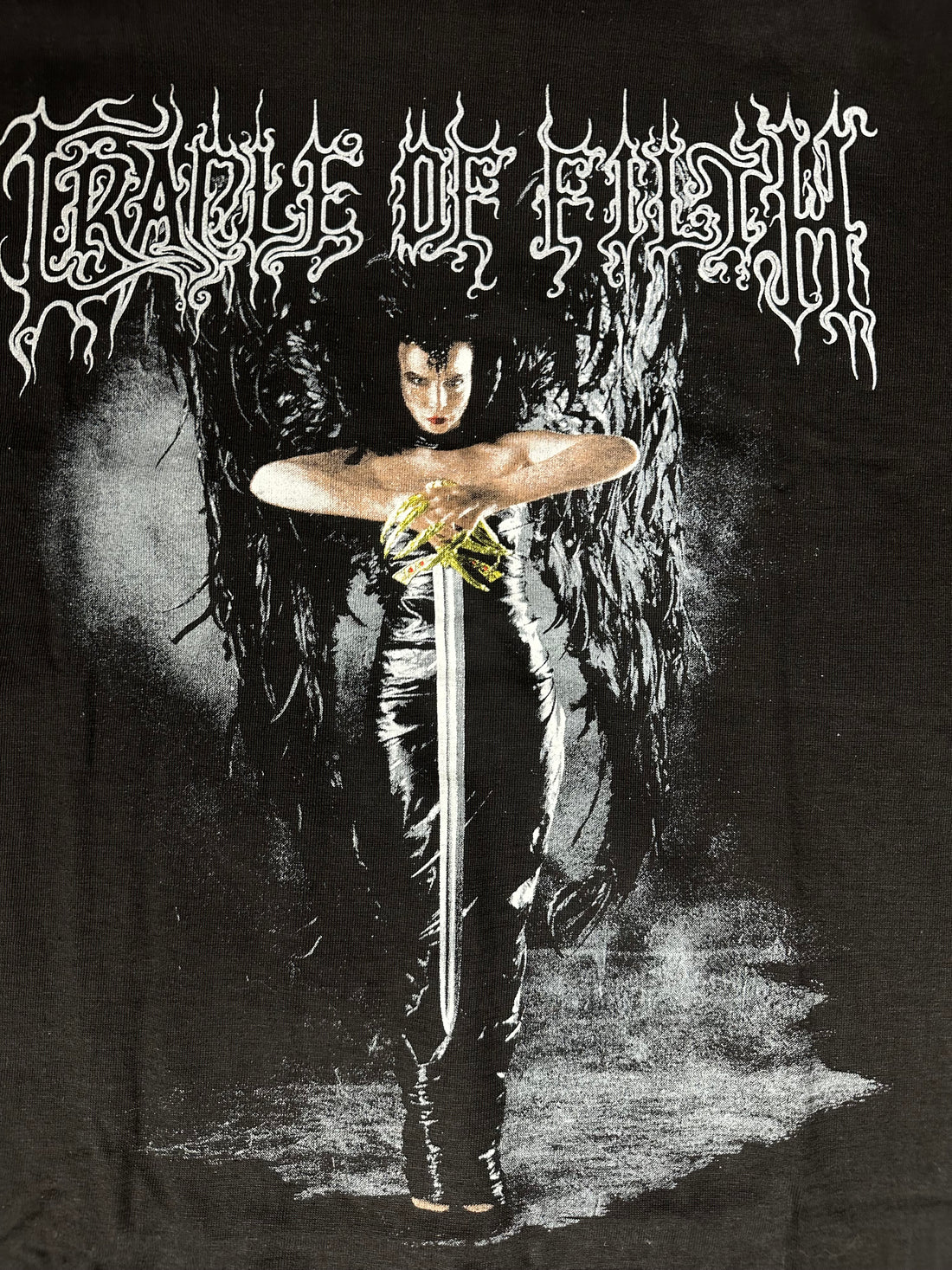 Vintage 1994 Cradle of Filth Lovelorn Gothic Darkness T-Shirt