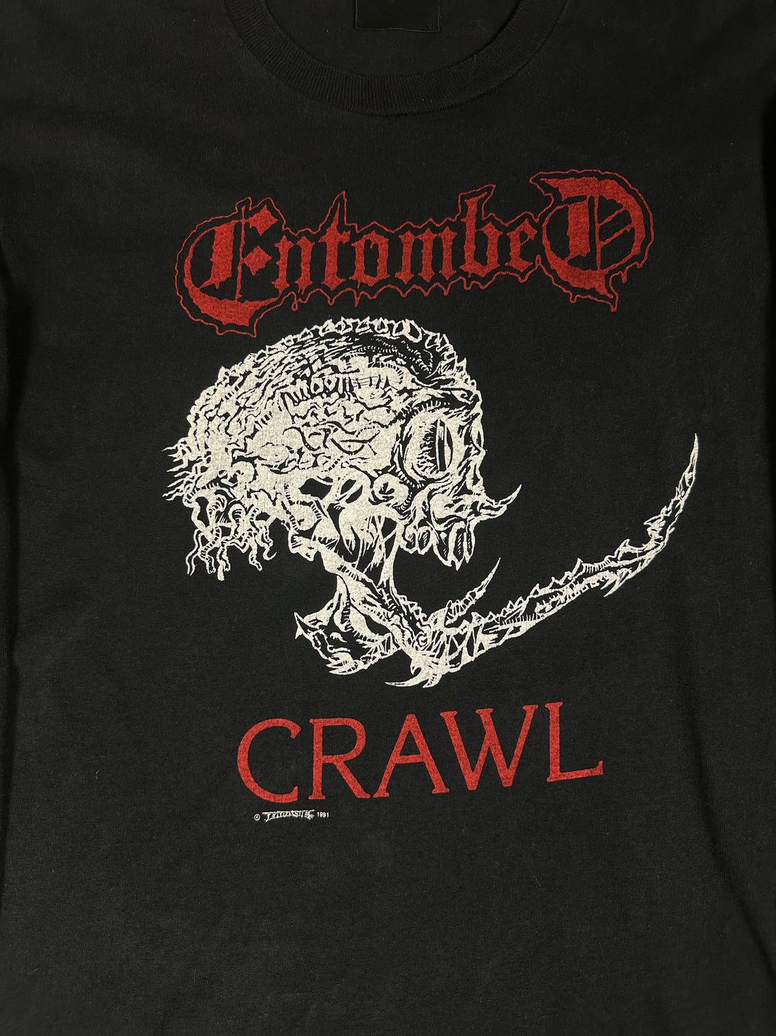Vintage 1991 Entombed Crawl Longsleeve