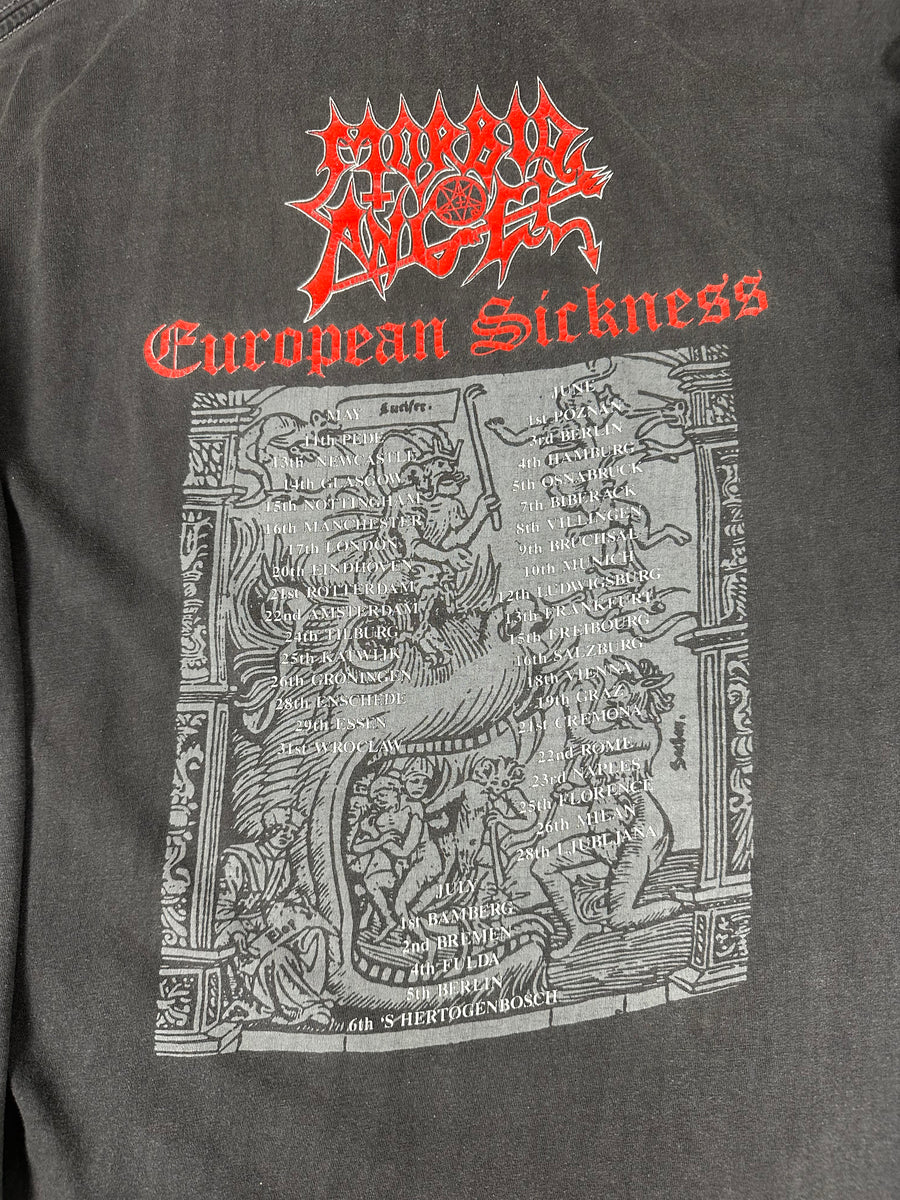 Vintage 1991 Morbid Angel European Sickness Longsleeve
