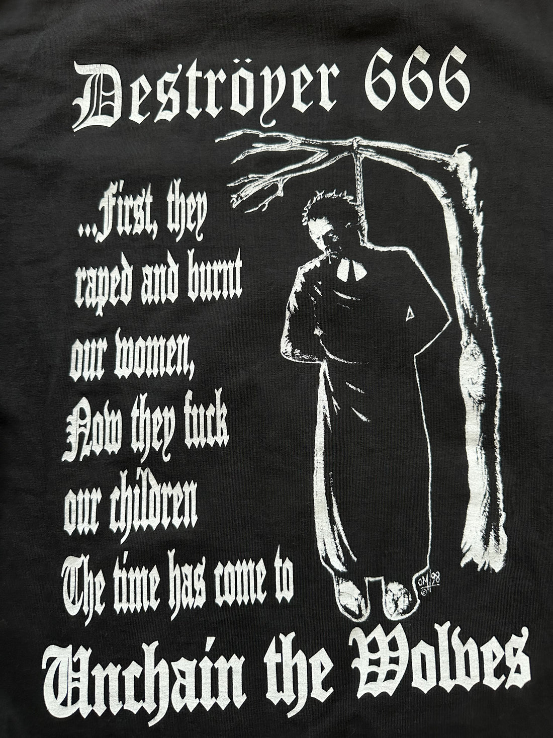 Vintage 1997 Destroyer Unchain The Wolves Longsleeve