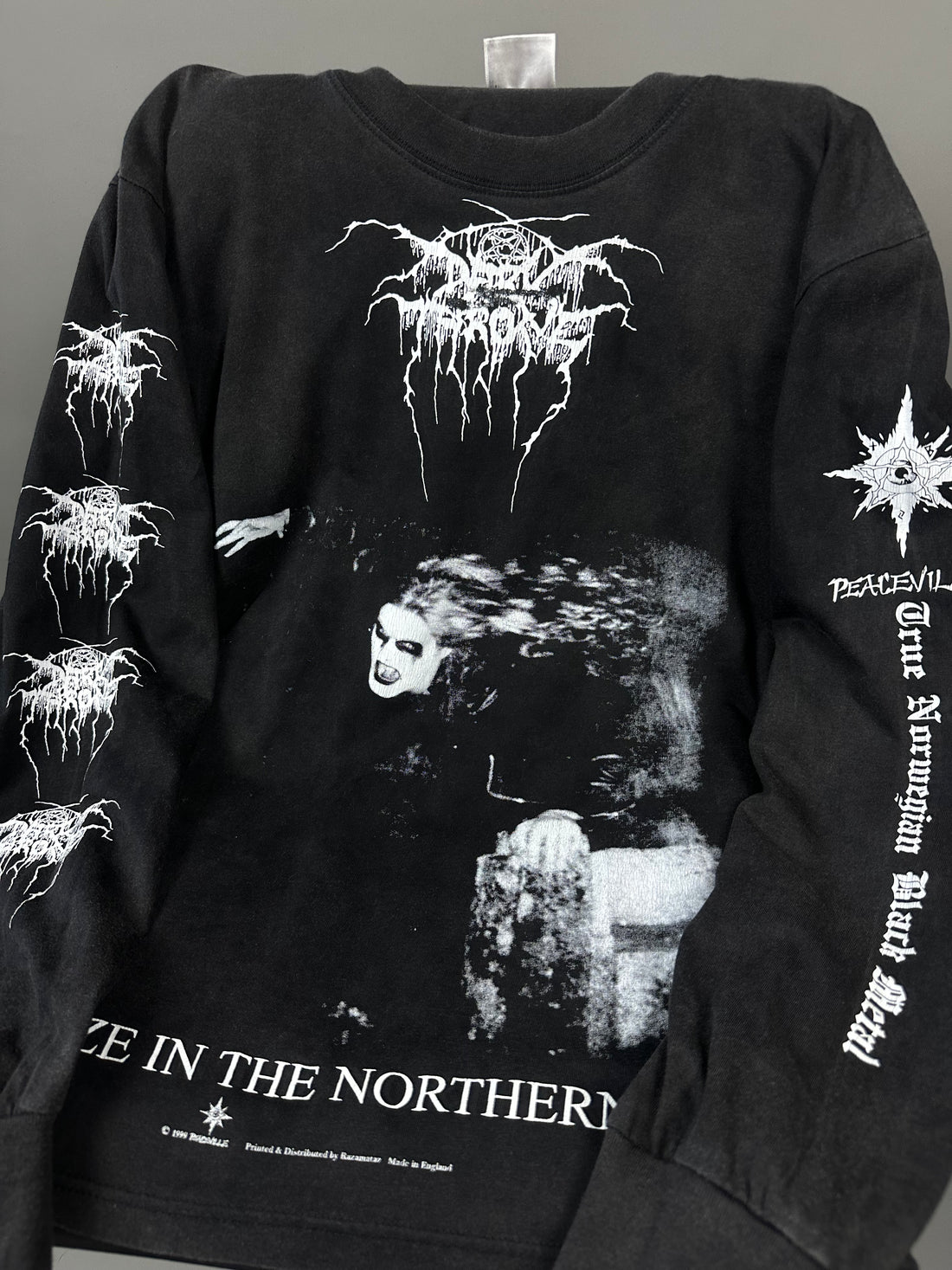 Vintage 1998 Darkthrone Blaze In The Northern Sky Longsleeve