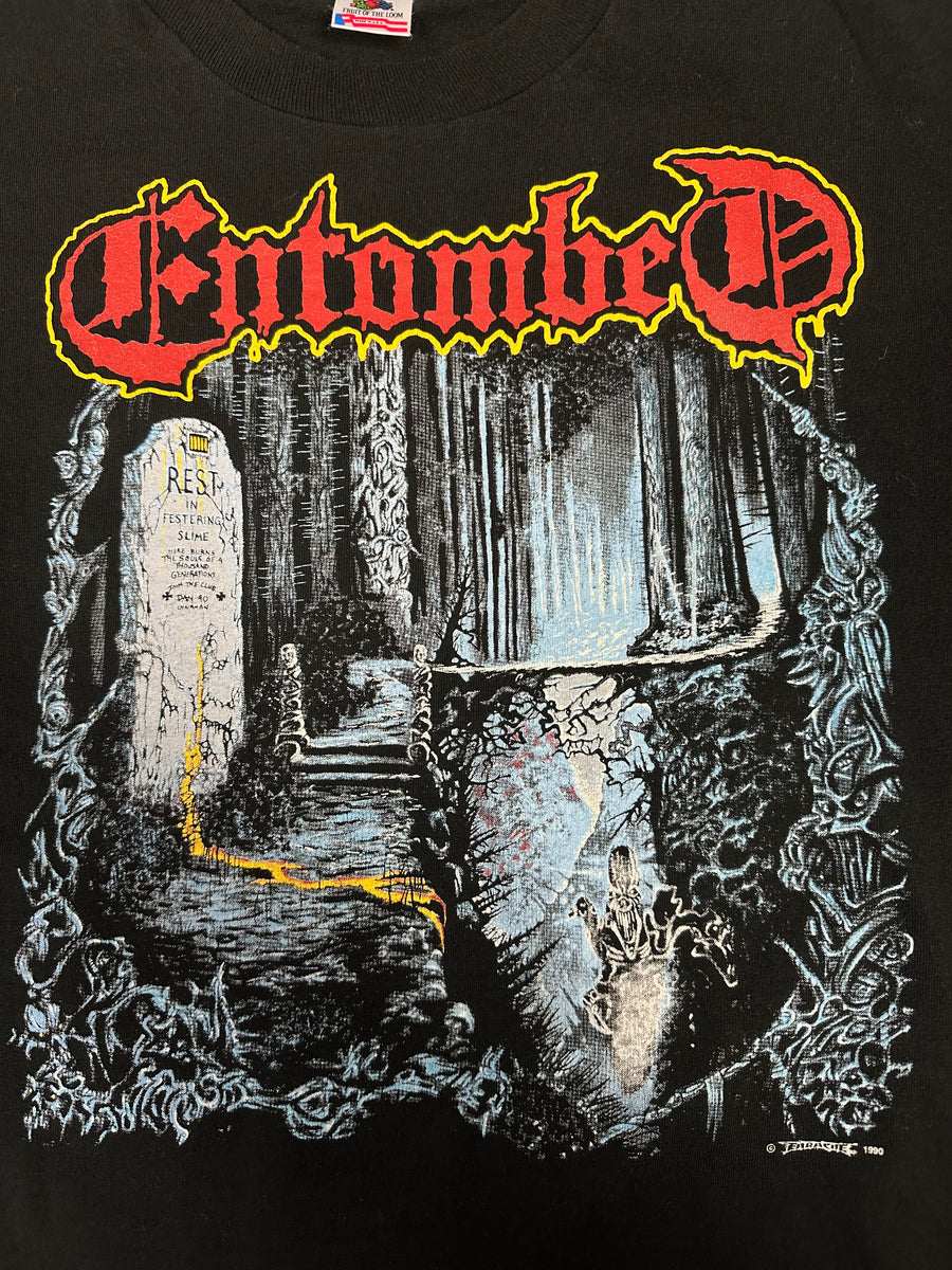 Vintage 1991 Entombed US Tour T-Shirt