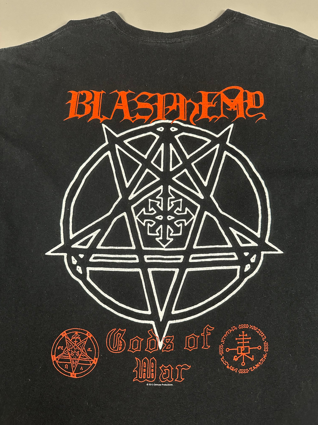 Blasphemy 2013 Gods of War T-Shirt