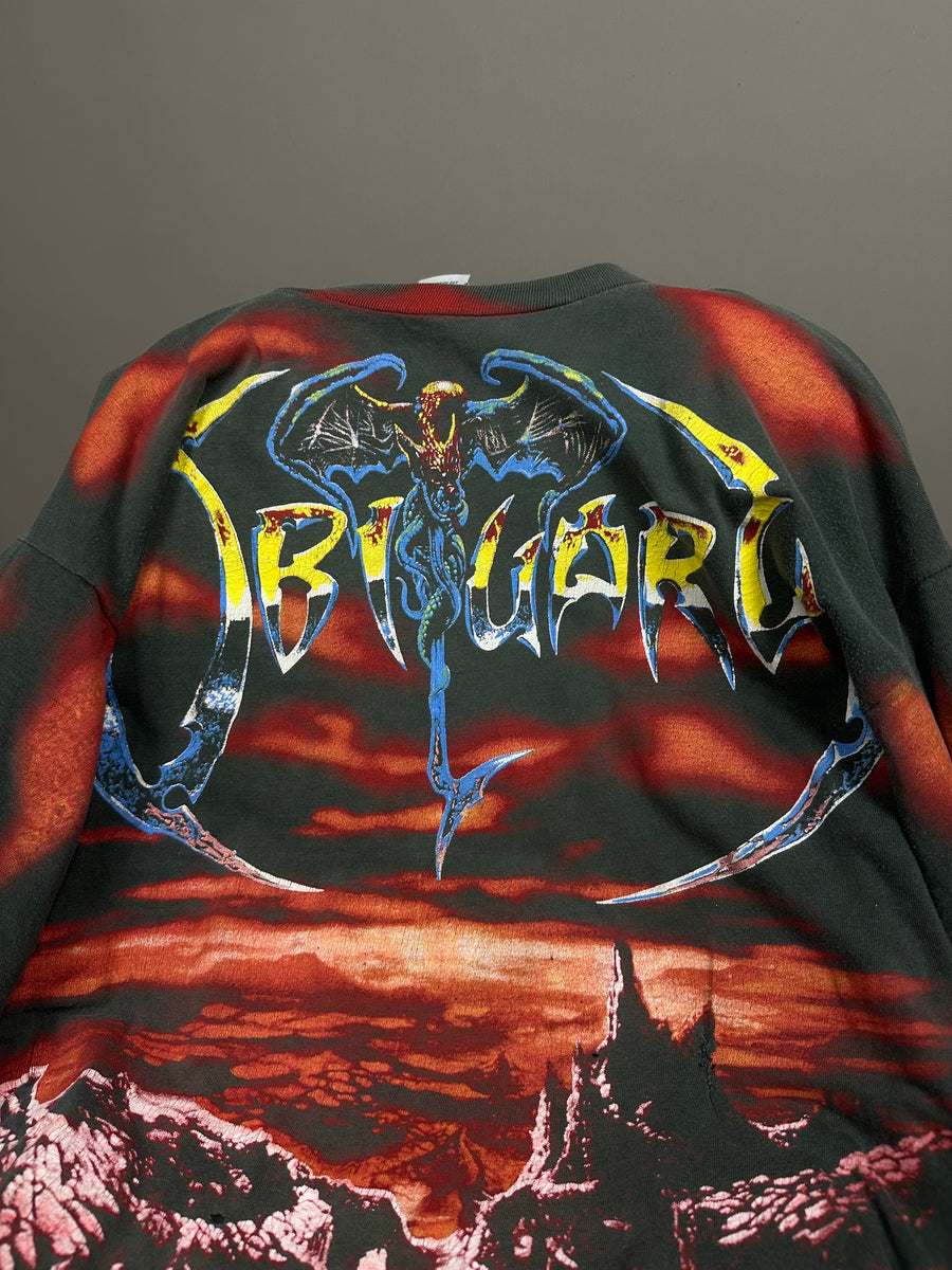 Vintage 1993 Obituary The End Complete T-Shirt (All Over Print)