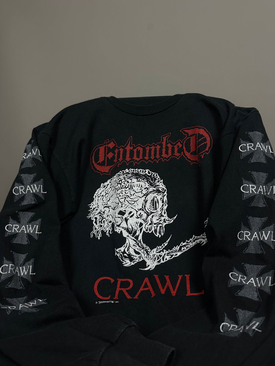Vintage 1991 Entombed Crawl Longsleeve