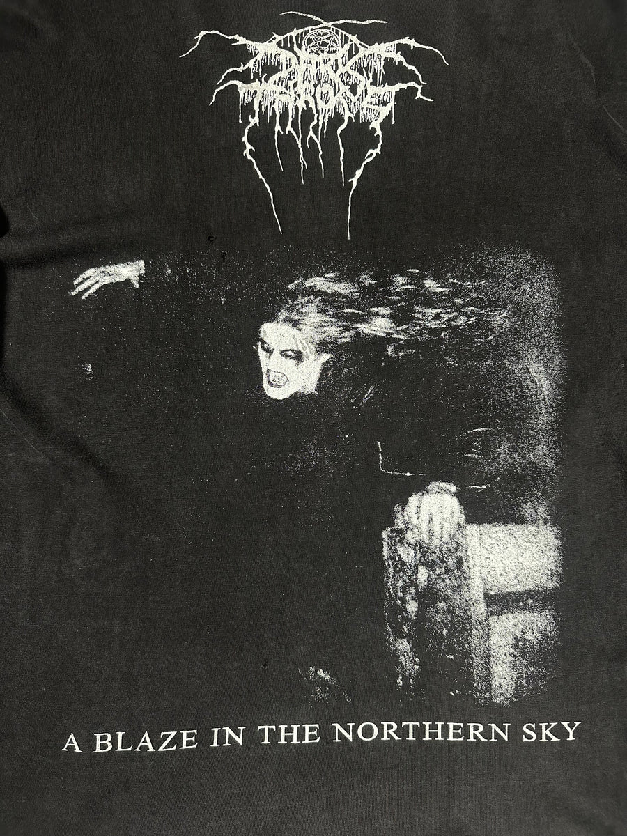 Vintage 1999 Darkthrone Blaze In The Northern Sky Longsleeve