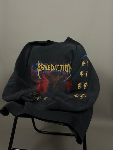 Benediction 1991 The Grand Leveller Vintage Sweater