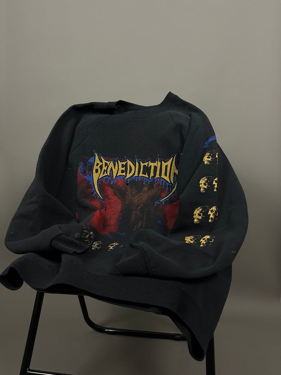 Benediction 1991 The Grand Leveller Vintage Sweater