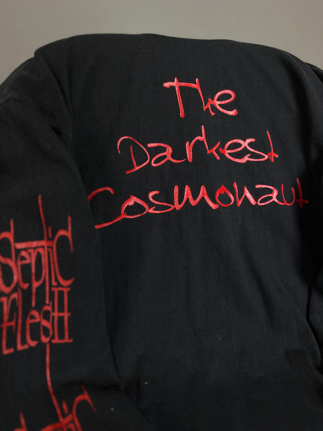 Vintage 1998 Septic Flesh A Fallen Temple Longsleeve