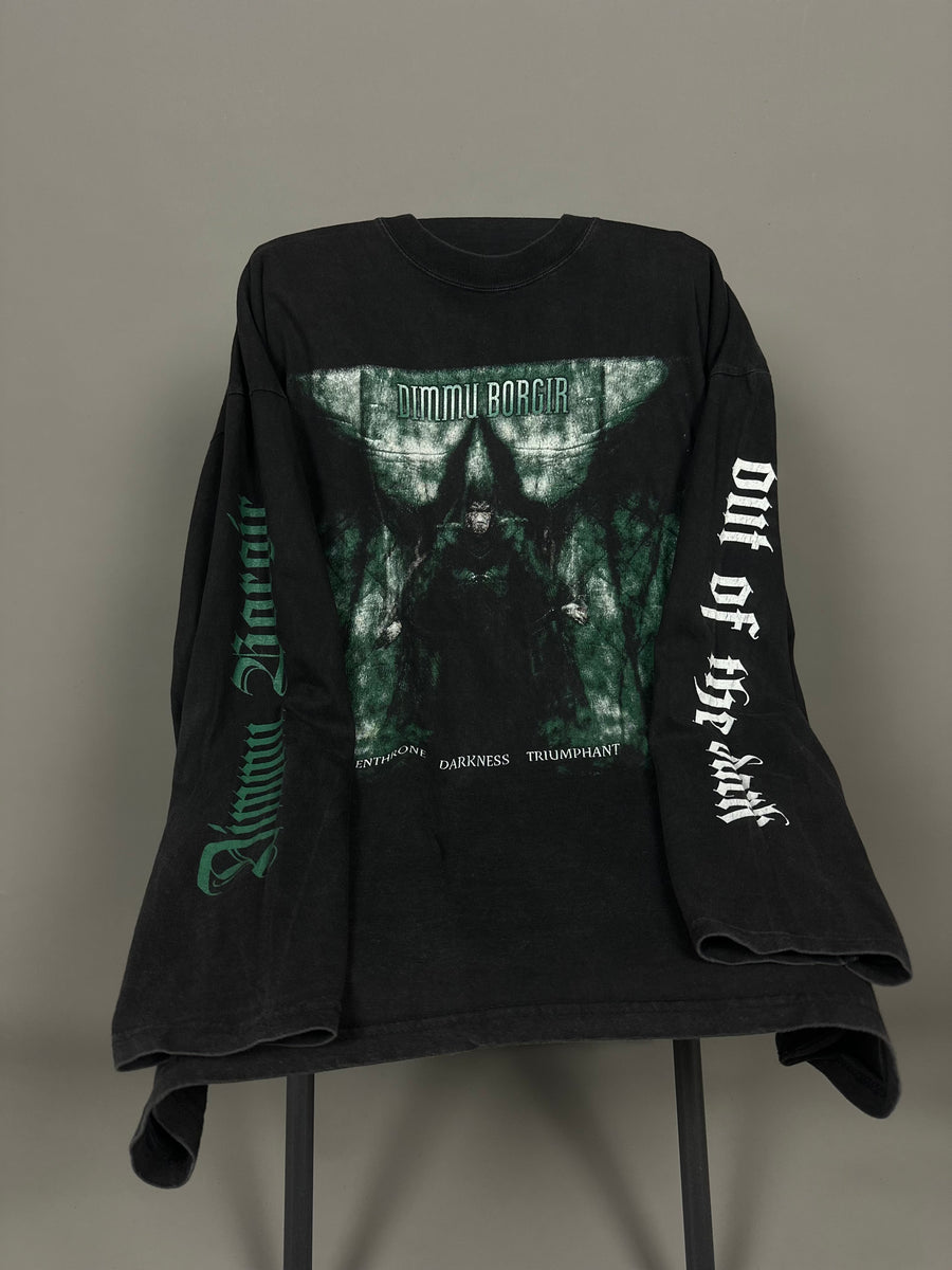 Vintage 1997 Dimmu Borgir Enthroned Darkness Longsleeve
