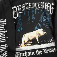 Vintage 1997 Destroyer Unchain The Wolves Longsleeve