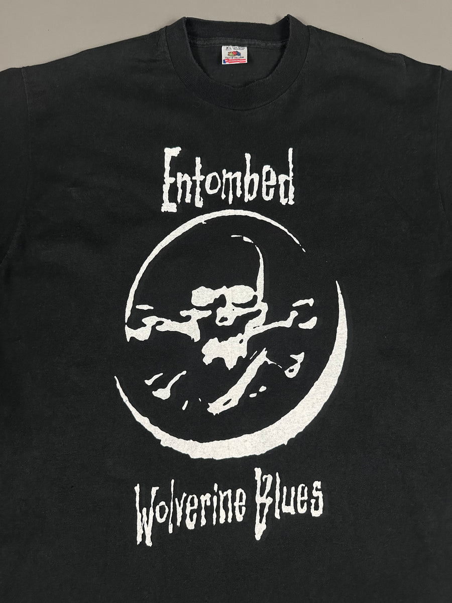 Vintage 1992 Entombed Wolverine Blues T-Shirt
