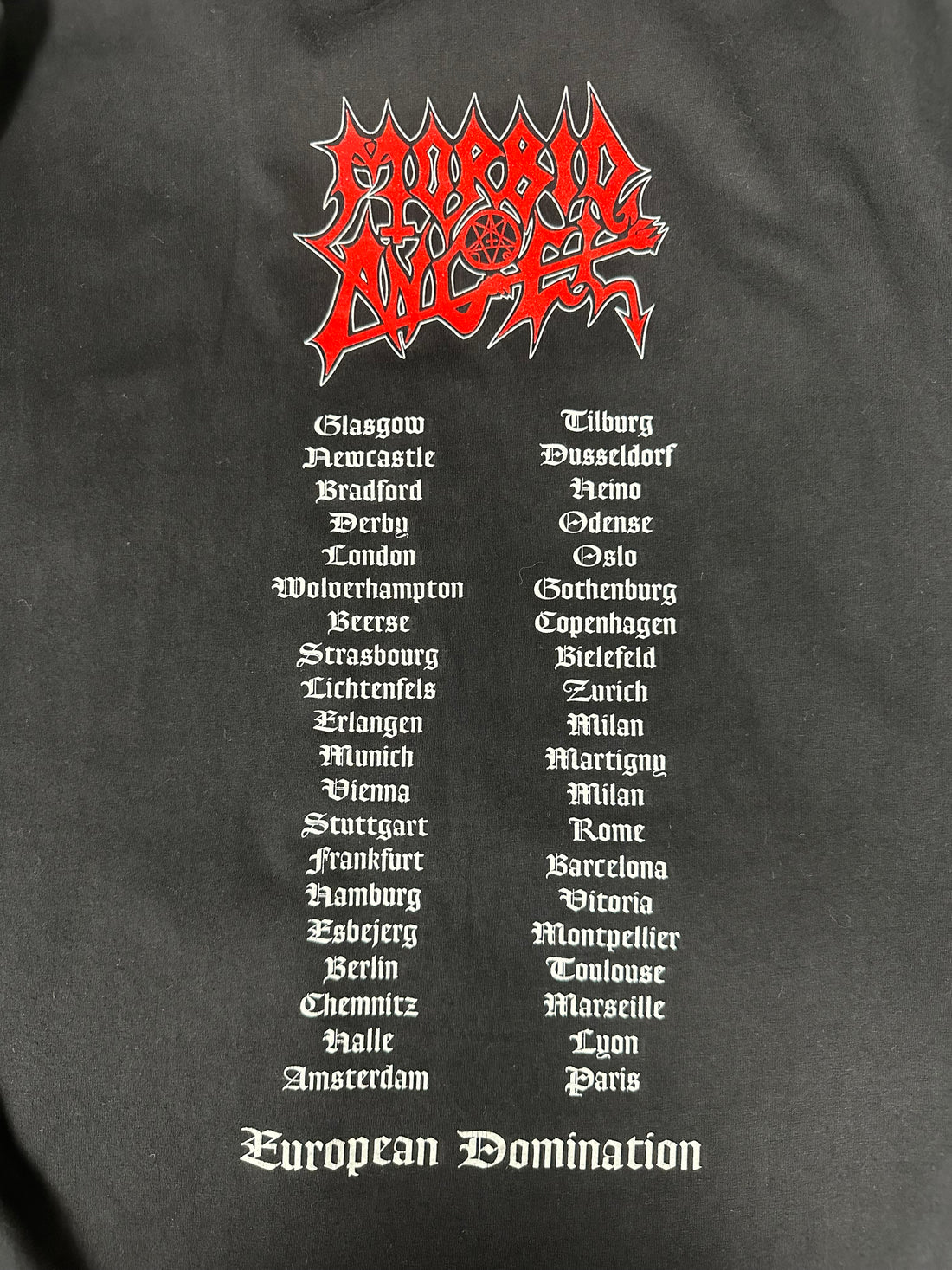 Vintage 1995 Morbid Angel Domination Longsleeve
