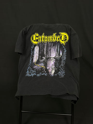 Vintage 1990 Entombed Left Hand Path T-Shirt