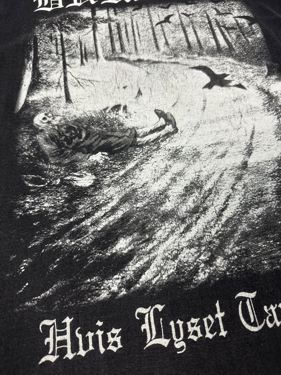 Vintage 1990s Burzum Hvis Lyset Tar Oss T-Shirt