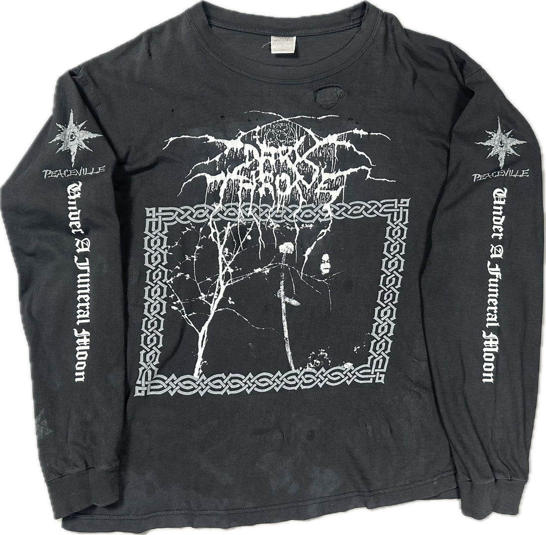 Vintage 1993 Darkthrone Under A Funeral Moon Longsleeve