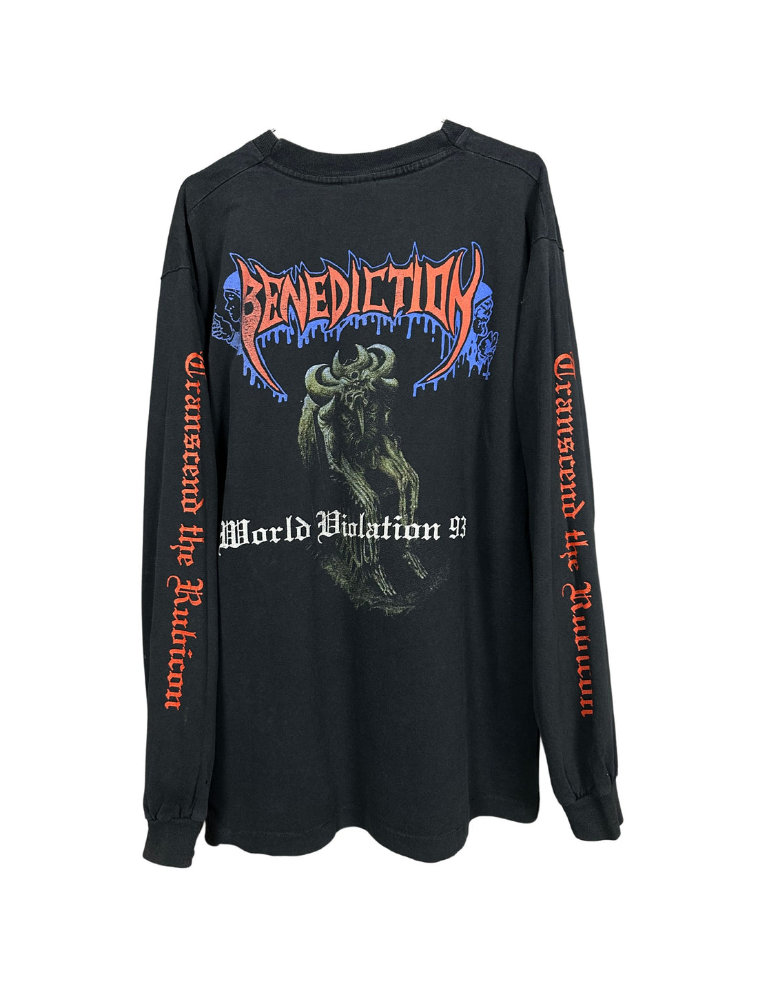 Benediction 1993 Transcend The Rubicon Vintage Longsleeve