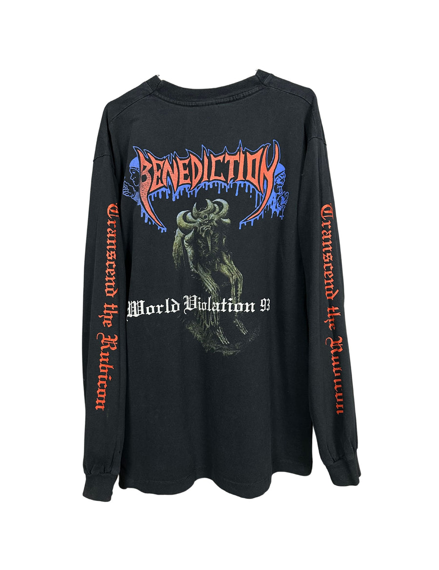 Benediction 1993 Transcend The Rubicon Vintage Longsleeve