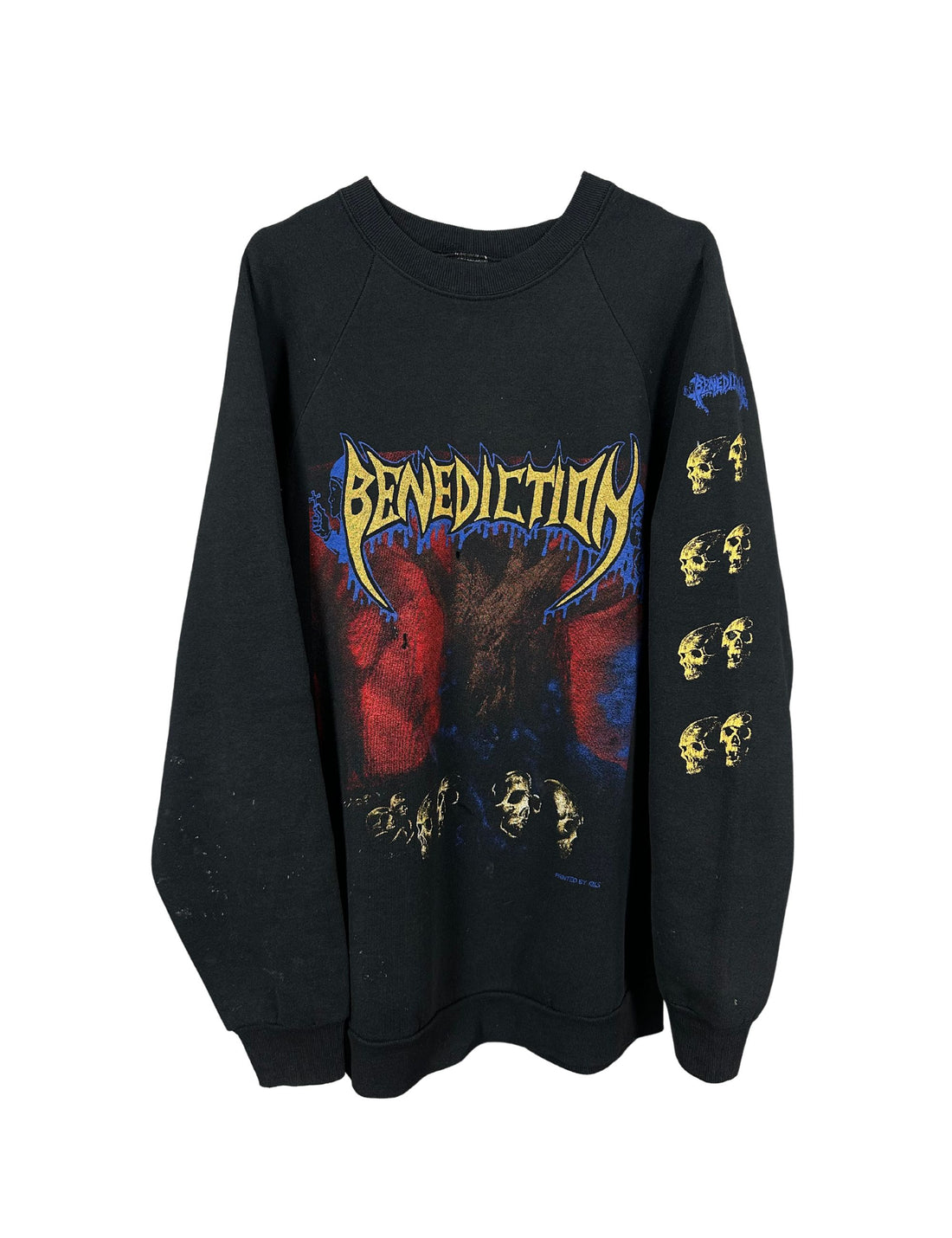 Benediction 1991 The Grand Leveller Vintage Sweater