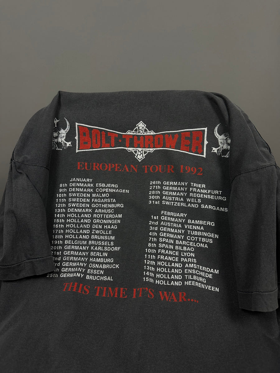 Bolt Thrower 1992 European Tour Vintage T-Shirt