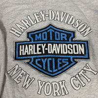Vintage 1990s Harley Davidson Blue Flames Longsleeve