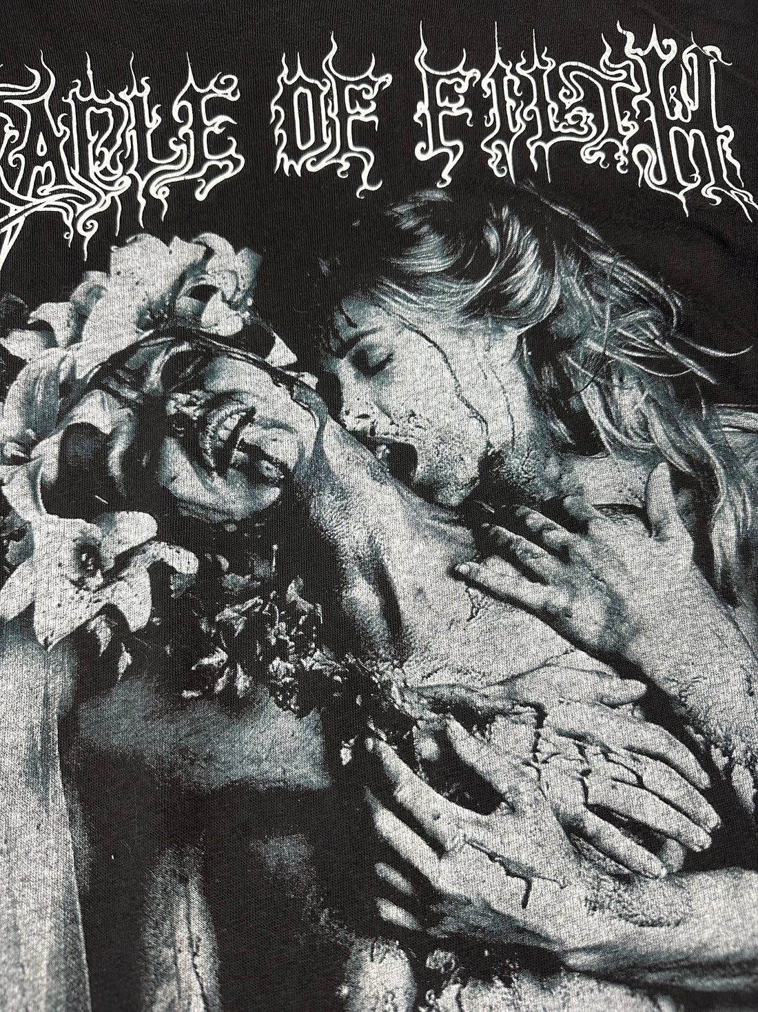 Vintage 1996 Cradle of Filth Vampyric Evil Cacophonous Longsleeve