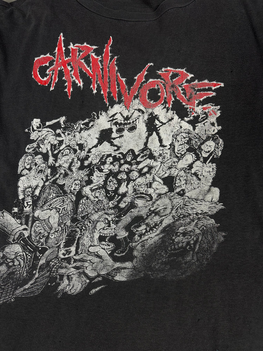 Carnivore 1985 Debut Album Vintage T-Shirt