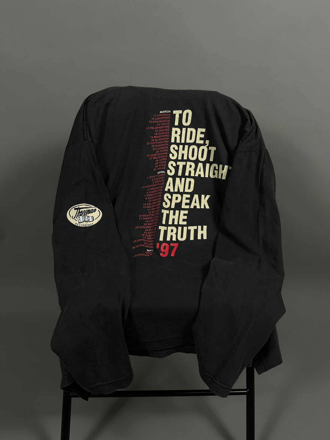 Vintage 1997 Entombed Speak The Truth Longsleeve