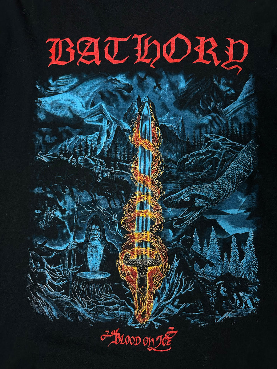 Bathory 1990s Blood On Ice Vintage T-Shirt