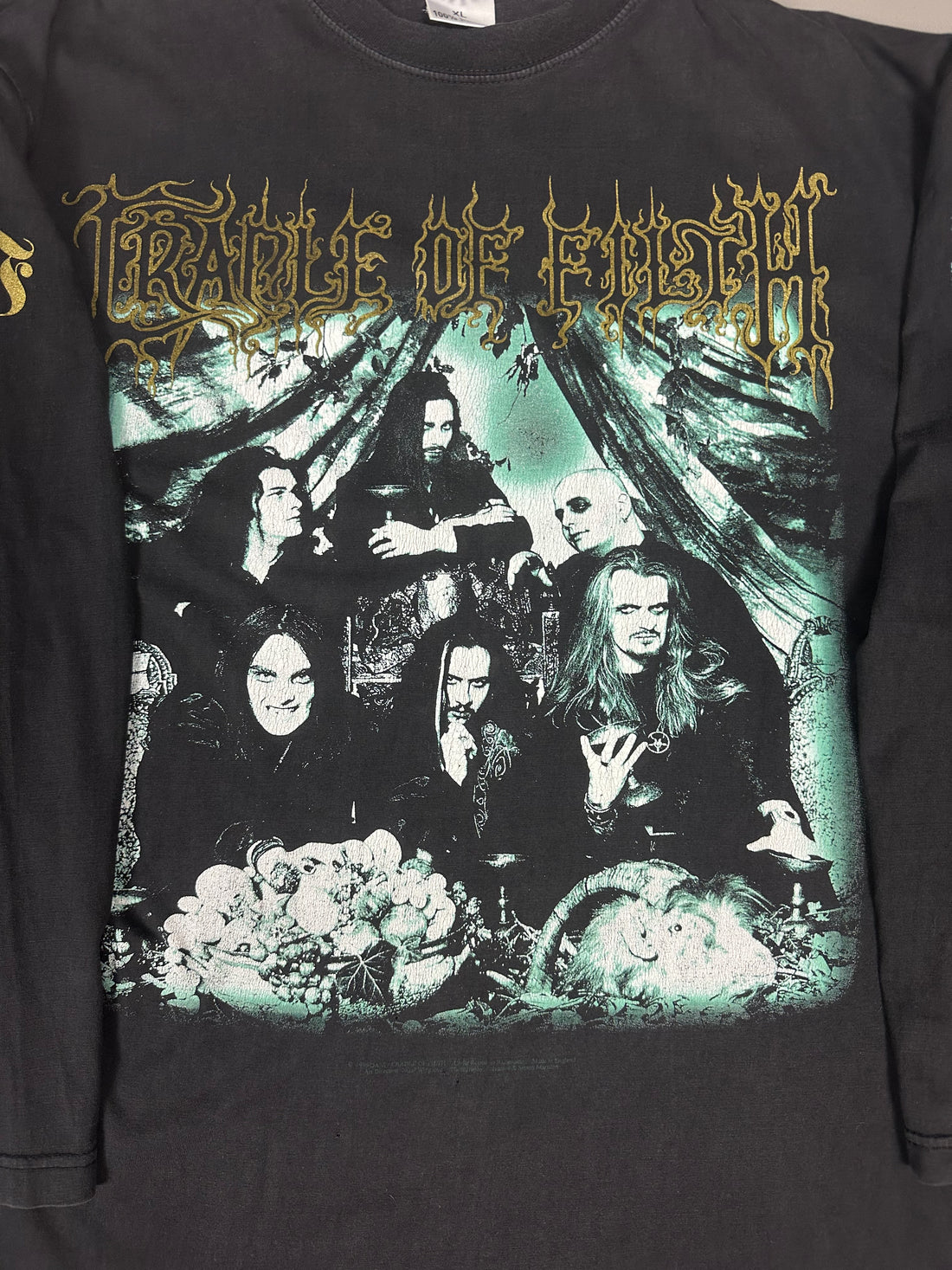 Vintage 1996 Cradle of Filth Funeral Carpathia Longsleeve