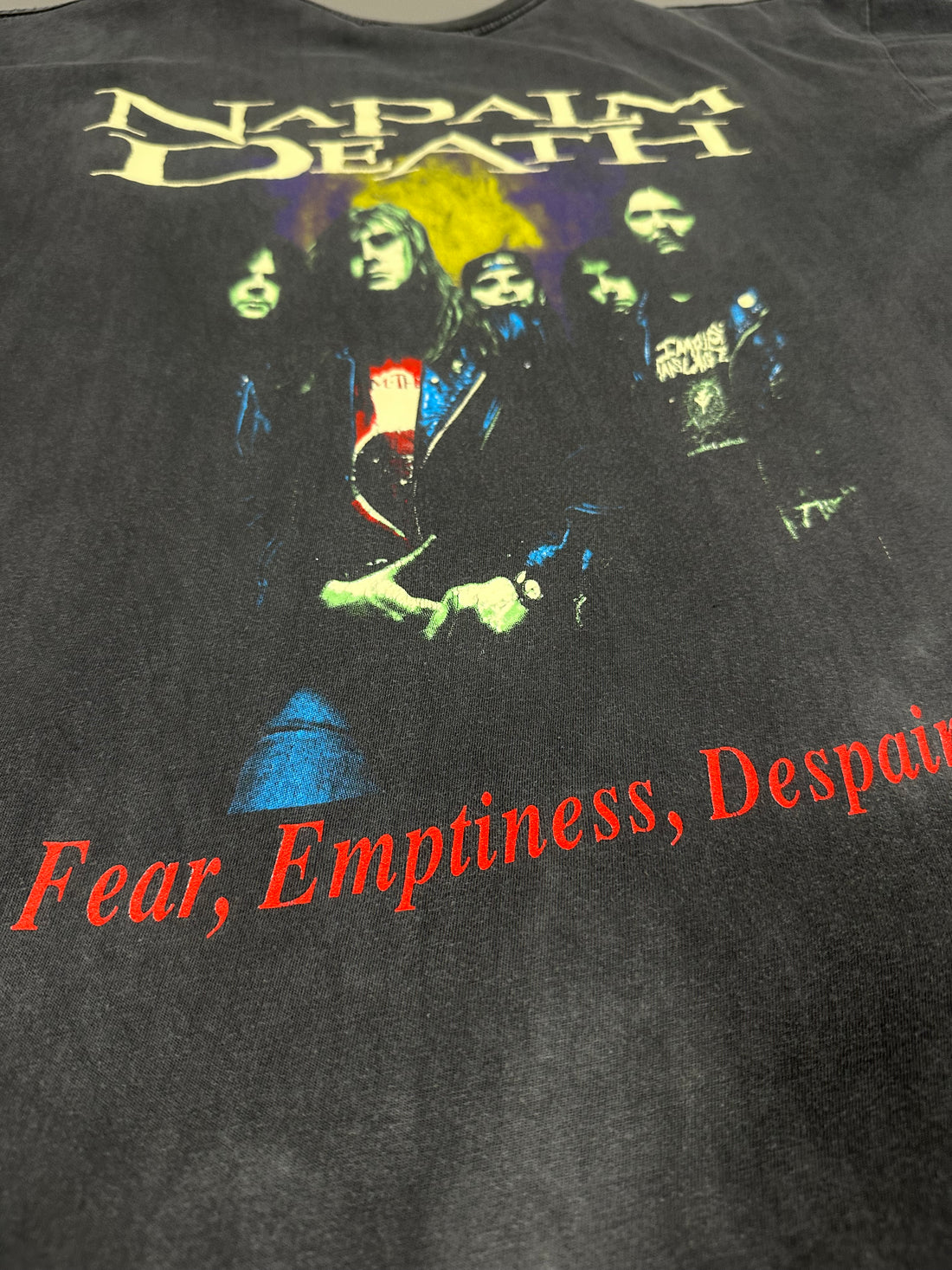 Vintage 1994 Napalm Death Fear Emptiness T-Shirt