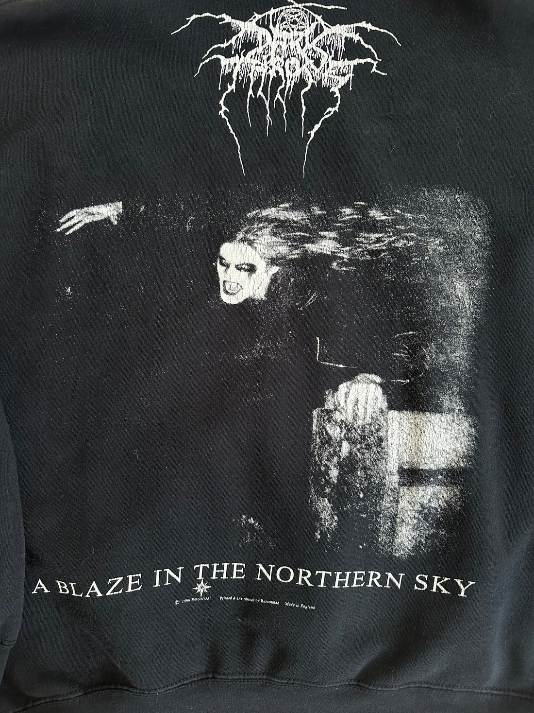 Vintage 1999 Darkthrone Blaze In The Northern Sky Sweatshirt