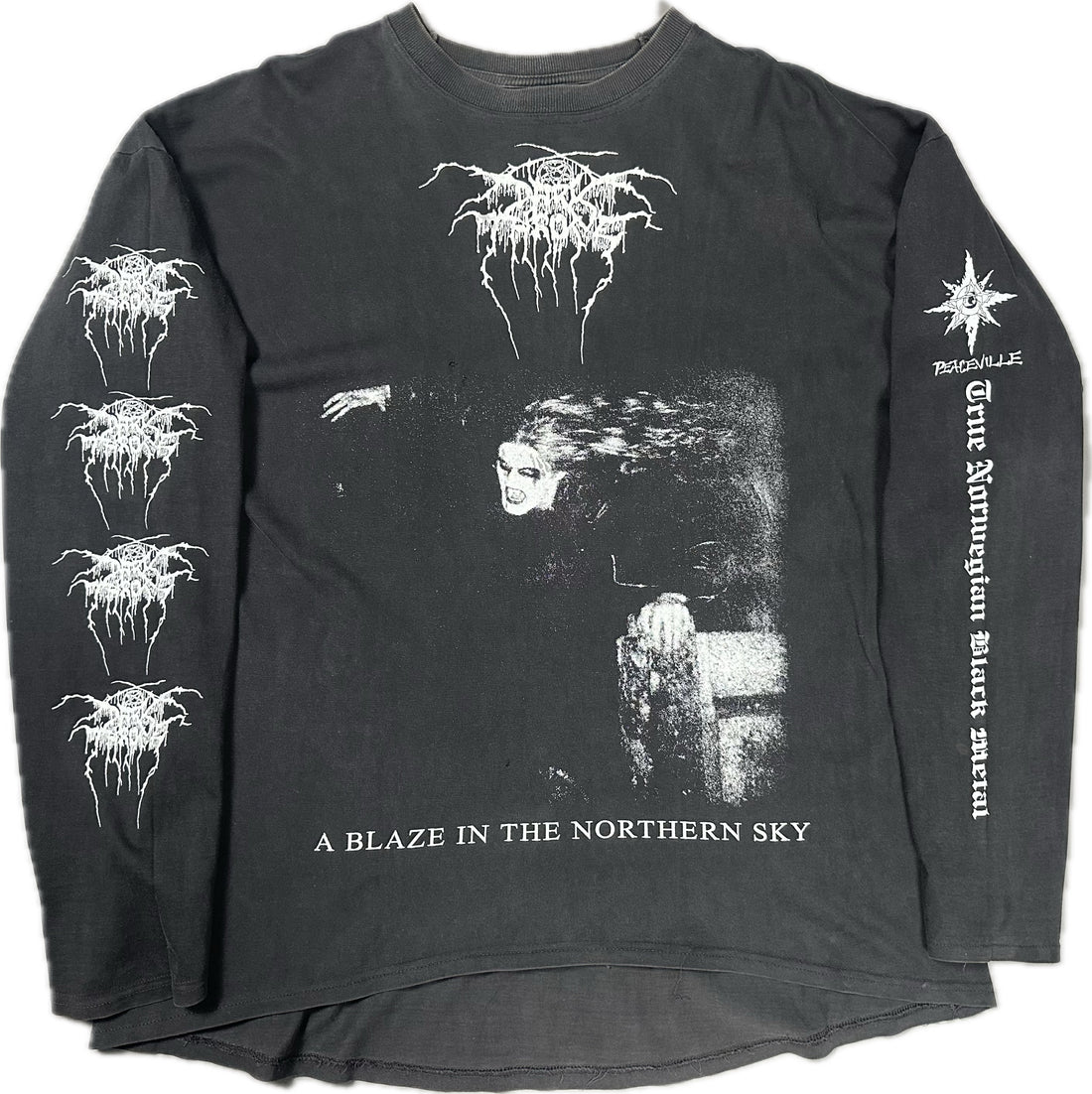 Vintage 1999 Darkthrone Blaze In The Northern Sky Longsleeve