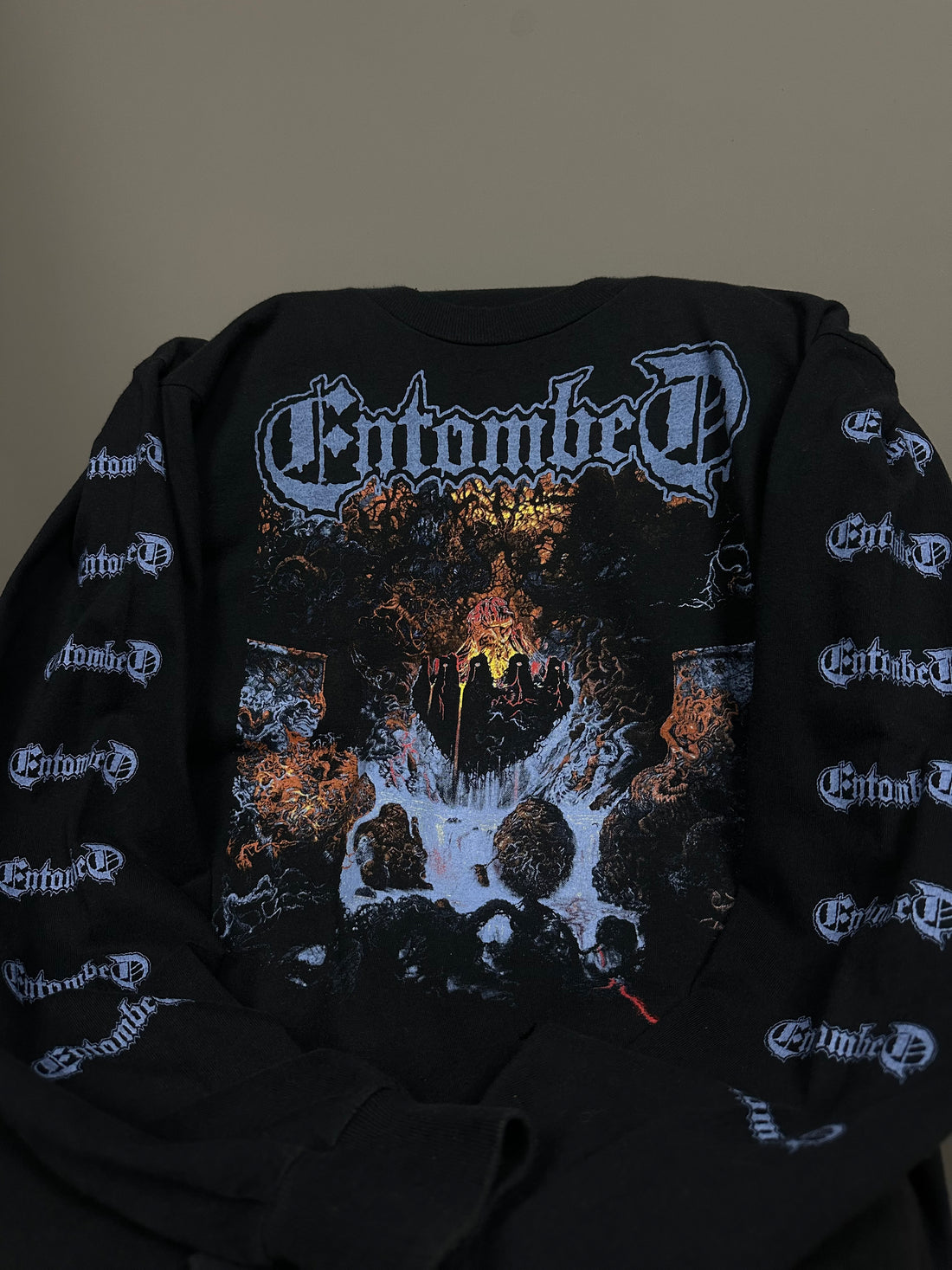 Vintage 1991 Entombed Clandestine Longsleeve