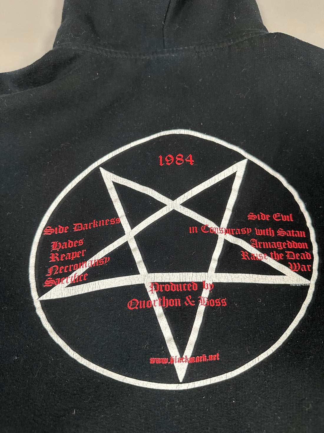 Bathory 2009 Goat Logo Black Mark Sweatshirt Zipper